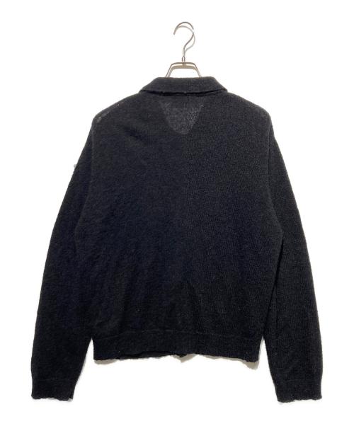 OUR LEGACY（アワーレガシー）OUR LEGACY (アワーレガシー) Evening ポロ カーディガン ブラック サイズ:48の古着・服飾アイテム