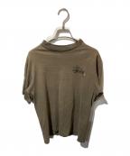 stussyステューシー）の古着「オールドプリントTシャツ」｜ブラウン