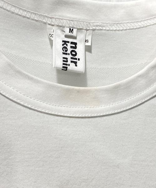 noir kei ninomiya（ノワール ケイ ニノミヤ）noir kei ninomiya (ノワール ケイ ニノミヤ) シアーフリルカットソー ホワイト サイズ:Ｍの古着・服飾アイテム