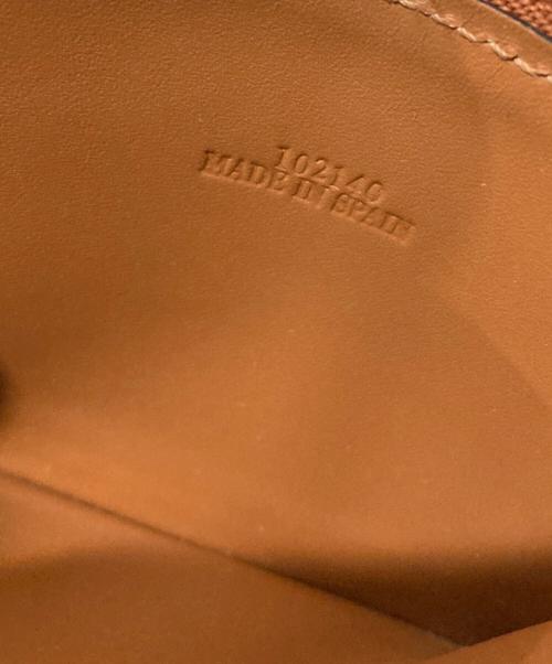 LOEWE（ロエベ）LOEWE (ロエベ) リピートアナグラムコインカードホルダー ブラウンの古着・服飾アイテム