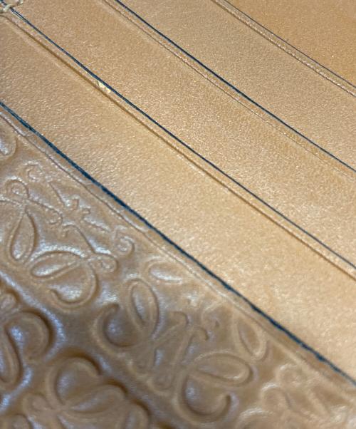 LOEWE（ロエベ）LOEWE (ロエベ) リピートアナグラムコインカードホルダー ブラウンの古着・服飾アイテム