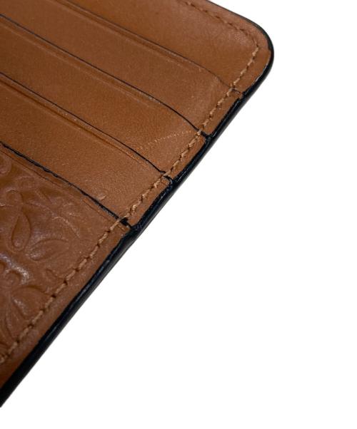 LOEWE（ロエベ）LOEWE (ロエベ) リピートアナグラムコインカードホルダー ブラウンの古着・服飾アイテム