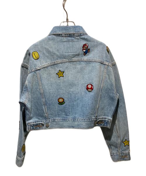 LEVI'S（リーバイス）LEVI'S (リーバイス) SUPER MARIO (スーパーマリオ) デニムジャケット インディゴ サイズ:XSの古着・服飾アイテム