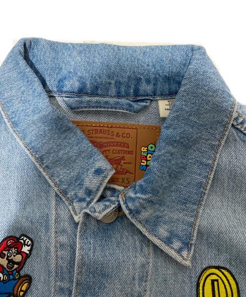 LEVI'S（リーバイス）LEVI'S (リーバイス) SUPER MARIO (スーパーマリオ) デニムジャケット インディゴ サイズ:XSの古着・服飾アイテム