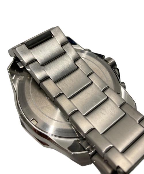 ARMANI EXCHANGE（アルマーニ エクスチェンジ）ARMANI EXCHANGE (アルマーニ エクスチェンジ) クロノグラフ ガンメタル ステンレススチールウォッチ シルバーの古着・服飾アイテム