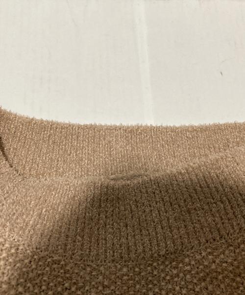 Noble（ノーブル）Noble (ノーブル) ドライミックスモールニットプルオーバー ブラウン サイズ:Freeの古着・服飾アイテム