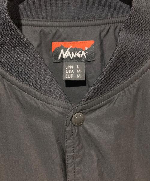 NANGA（ナンガ）NANGA (ナンガ) リブカラーコーチジャケット ブラック サイズ:Lの古着・服飾アイテム