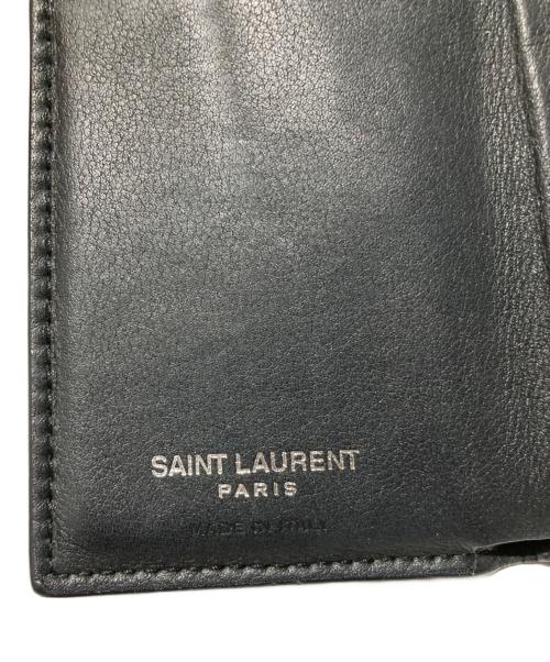 SAINT LAURENT（サンローラン）SAINT LAURENT (サンローラン) 3つ折り財布 ブラックの古着・服飾アイテム