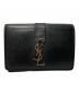 SAINT LAURENT（サンローラン）の古着「3つ折り財布」｜ブラック