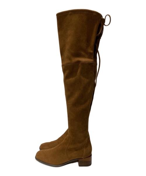 STUART WEITZMAN（スチュアートワイツマン）STUART WEITZMAN (スチュアートワイツマン) ロングブーツ ブラウン サイズ:35 1/2の古着・服飾アイテム