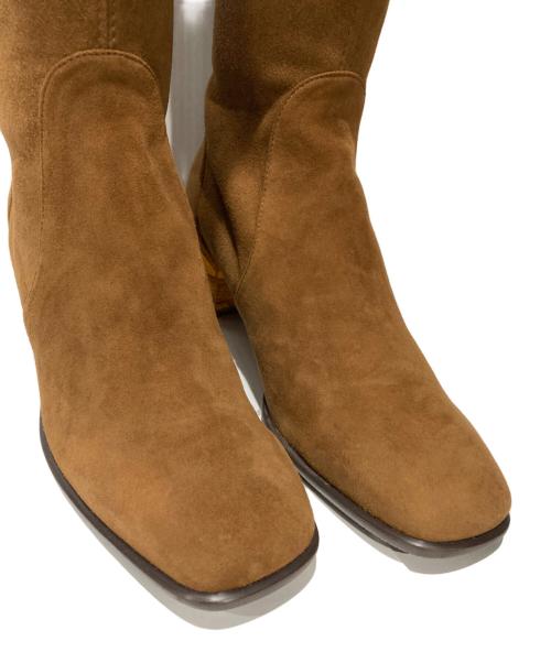 STUART WEITZMAN（スチュアートワイツマン）STUART WEITZMAN (スチュアートワイツマン) ロングブーツ ブラウン サイズ:35 1/2の古着・服飾アイテム