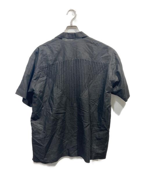 ISSEY MIYAKE MEN（イッセイミヤケメン）ISSEY MIYAKE MEN (イッセイミヤケメン) 80’S半袖シャツ ブラック サイズ:Mの古着・服飾アイテム