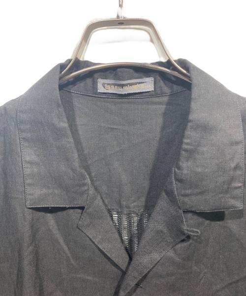 ISSEY MIYAKE MEN（イッセイミヤケメン）ISSEY MIYAKE MEN (イッセイミヤケメン) 80’S半袖シャツ ブラック サイズ:Mの古着・服飾アイテム