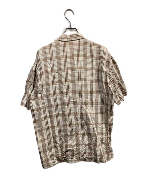 ISSEY MIYAKE（イッセイミヤケ）ISSEY MIYAKE (イッセイミヤケ) 80’S 半袖シャツ ベージュ サイズ:FREEの古着・服飾アイテム