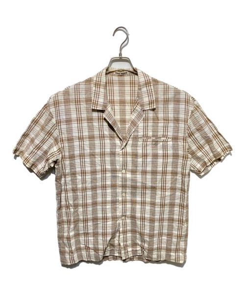 ISSEY MIYAKE（イッセイミヤケ）ISSEY MIYAKE (イッセイミヤケ) 80’S 半袖シャツ ベージュ サイズ:FREEの古着・服飾アイテム