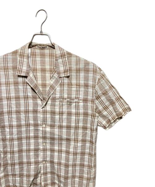 ISSEY MIYAKE（イッセイミヤケ）ISSEY MIYAKE (イッセイミヤケ) 80’S 半袖シャツ ベージュ サイズ:FREEの古着・服飾アイテム