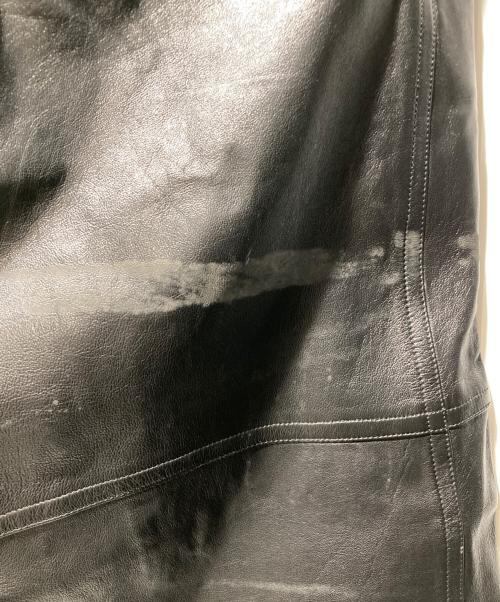 ISSEY MIYAKE（イッセイミヤケ）ISSEY MIYAKE (イッセイミヤケ) 80’S レザーパンツ ブラック サイズ:Ｌの古着・服飾アイテム