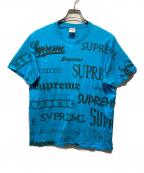 SUPREMEシュプリーム）の古着「マルチロゴTシャツ」｜ブルー