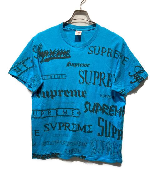 SUPREME（シュプリーム）Supreme (シュプリーム) マルチロゴTシャツ ブルー サイズ:Mの古着・服飾アイテム