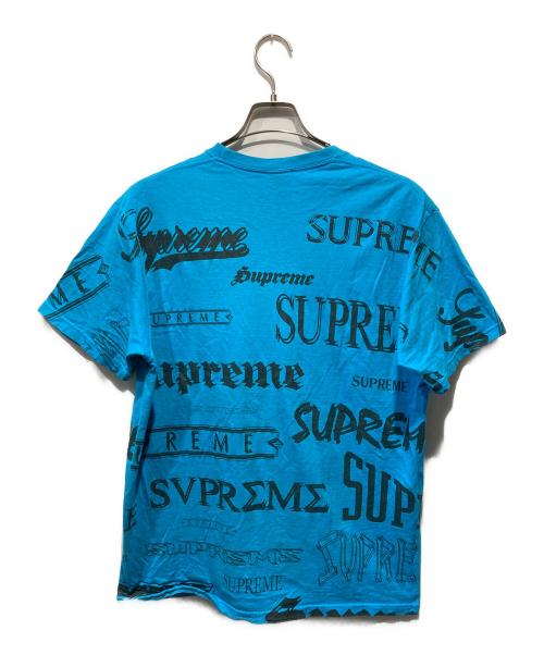 SUPREME（シュプリーム）Supreme (シュプリーム) マルチロゴTシャツ ブルー サイズ:Mの古着・服飾アイテム