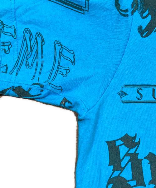 SUPREME（シュプリーム）Supreme (シュプリーム) マルチロゴTシャツ ブルー サイズ:Mの古着・服飾アイテム