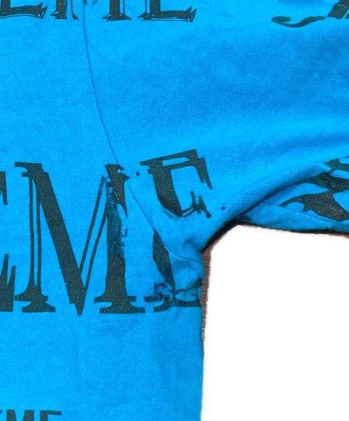 SUPREME（シュプリーム）Supreme (シュプリーム) マルチロゴTシャツ ブルー サイズ:Mの古着・服飾アイテム