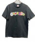 SUPREMEシュプリーム）の古着「カラフルロゴTシャツ」｜ブラック
