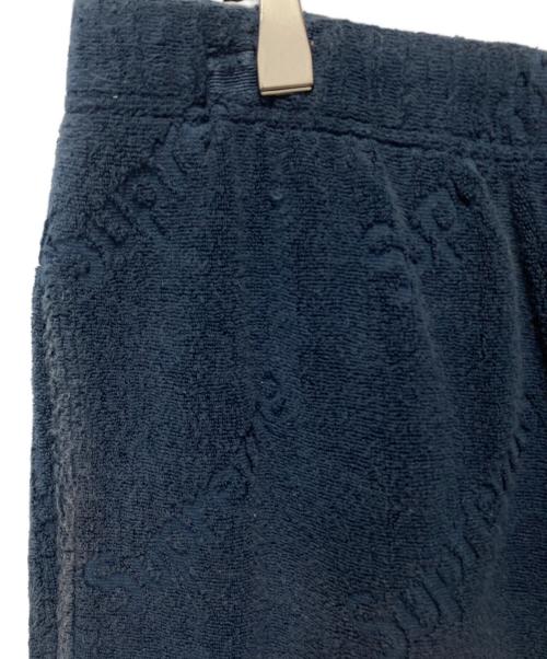 SUPREME（シュプリーム）Supreme (シュプリーム) パイルショートパンツ/19SS テリーロゴショーツ ネイビー サイズ:Ⅼの古着・服飾アイテム
