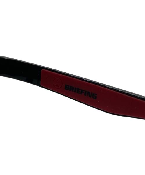 BRIEFING（ブリーフィング）BRIEFING (ブリーフィング) サングラス ブラック×レッド サイズ:48□24-133の古着・服飾アイテム