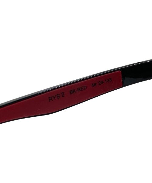 BRIEFING（ブリーフィング）BRIEFING (ブリーフィング) サングラス ブラック×レッド サイズ:48□24-133の古着・服飾アイテム