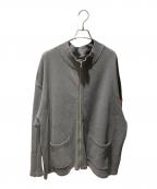 C.Eシーイー）の古着「DBL KNIT ZIP UP JACKET」｜グレー