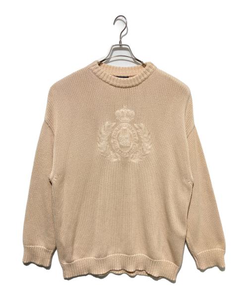 BALENCIAGA（バレンシアガ）BALENCIAGA (バレンシアガ) エンブロダイリーニット ベージュ サイズ:Sの古着・服飾アイテム