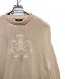 中古・古着 BALENCIAGA (バレンシアガ) エンブロダイリーニット ベージュ サイズ:S：23000円