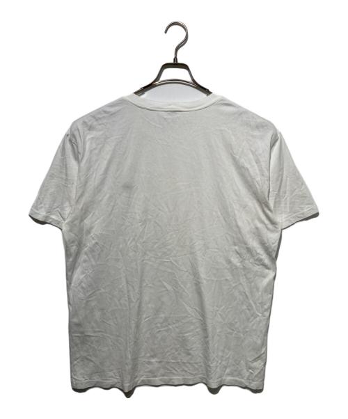 CELINE（セリーヌ）CELINE (セリーヌ) トリオンフ刺繍ロゴTシャツ ホワイト サイズ:Lの古着・服飾アイテム