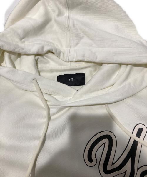 Y-3（ワイスリー）Y-3 (ワイスリー) GFX HOODIE ホワイト サイズ:Sの古着・服飾アイテム