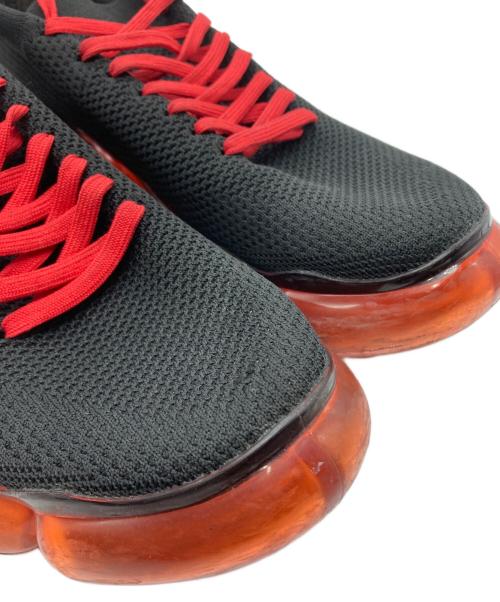 grounds（グラウンズ）grounds (グラウンズ) atmos (アトモス) ローカットスニーカー ブラック×レッド サイズ:27.5ｃｍの古着・服飾アイテム