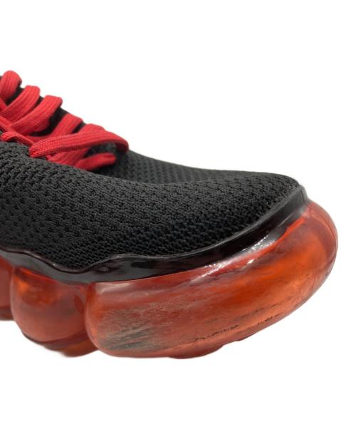 grounds（グラウンズ）grounds (グラウンズ) atmos (アトモス) ローカットスニーカー ブラック×レッド サイズ:27.5ｃｍの古着・服飾アイテム