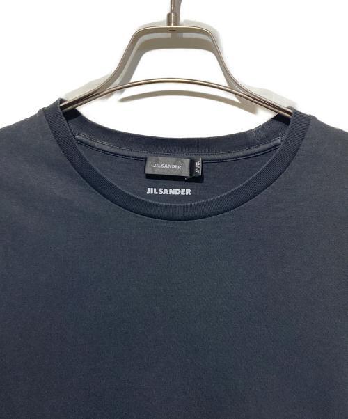 JIL SANDER（ジルサンダー）JIL SANDER (ジルサンダー) クルーネックTシャツ ブラック サイズ:Lの古着・服飾アイテム