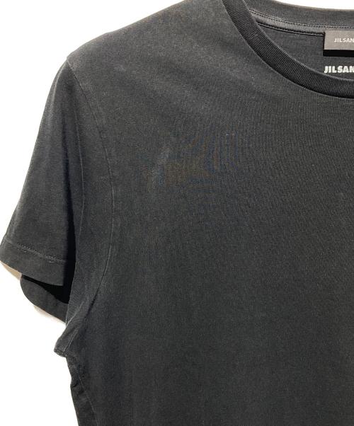 JIL SANDER（ジルサンダー）JIL SANDER (ジルサンダー) クルーネックTシャツ ブラック サイズ:Lの古着・服飾アイテム