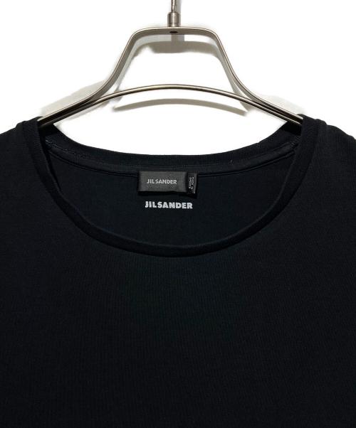 JIL SANDER（ジルサンダー）JIL SANDER (ジルサンダー) クルーネックTシャツ ブラック サイズ:Lの古着・服飾アイテム