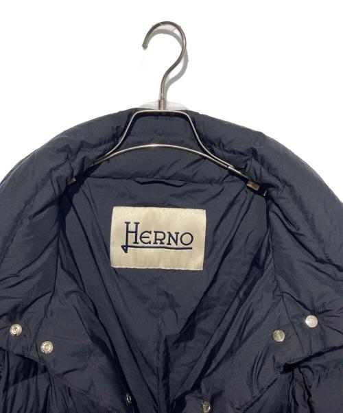 HERNO（ヘルノ）HERNO (ヘルノ) ECOAGE A-SHAPE JACKET ダウンジャケット ブラック サイズ:42の古着・服飾アイテム