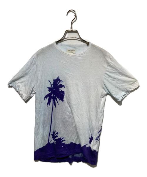 DRIES VAN NOTEN（ドリスヴァンノッテン）DRIES VAN NOTEN (ドリスヴァンノッテン) LEN LYE (レン・ライ) プリントTシャツ ブルー サイズ:Sの古着・服飾アイテム