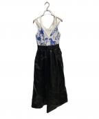 AKIRA NAKAアキラナカ）の古着「キャミソールワンピース」｜ブラック×ホワイト