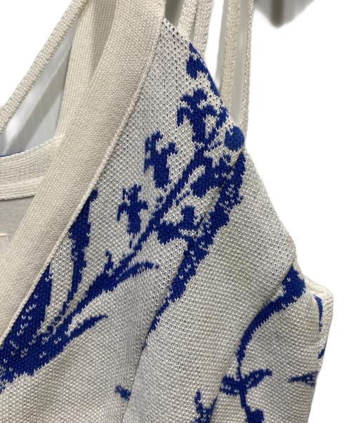 AKIRA NAKA（アキラナカ）AKIRA NAKA (アキラナカ) キャミソールワンピース ブラック×ホワイト サイズ:1の古着・服飾アイテム