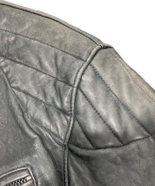 RALPH LAUREN（ラルフローレン）RALPH LAUREN (ラルフローレン) ライダースジャケット ブラック サイズ:Lの古着・服飾アイテム