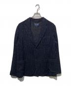 ARMANI JEANSアルマーニジーンズ）の古着「ニットジャケット」｜ネイビー
