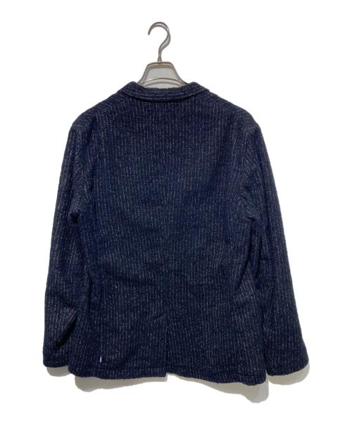 ARMANI JEANS（アルマーニジーンズ）ARMANI JEANS (アルマーニジーンズ) ニットジャケット ネイビー サイズ:54の古着・服飾アイテム