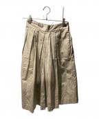 MARGARET HOWELLマーガレットハウエル）の古着「25SS SOFT BRUSHED COTTON TWILL TROUSERS」｜ベージュ