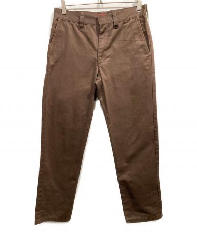 中古・古着通販】Supreme (シュプリーム) チノワークパンツ ブラウン