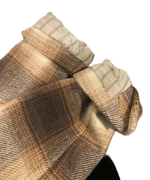 NUMBER (N)INE（ナンバーナイン）NUMBER (N)INE (ナンバーナイン) オンブレチェックテーラードジャケット ブラウン サイズ:2の古着・服飾アイテム